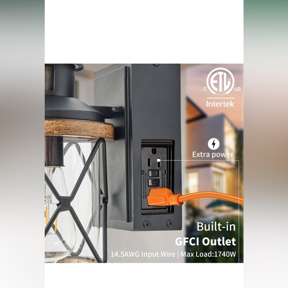 NWB “Dusk to dawn motion sensor outdoor porch light” - Picture 2 of 4